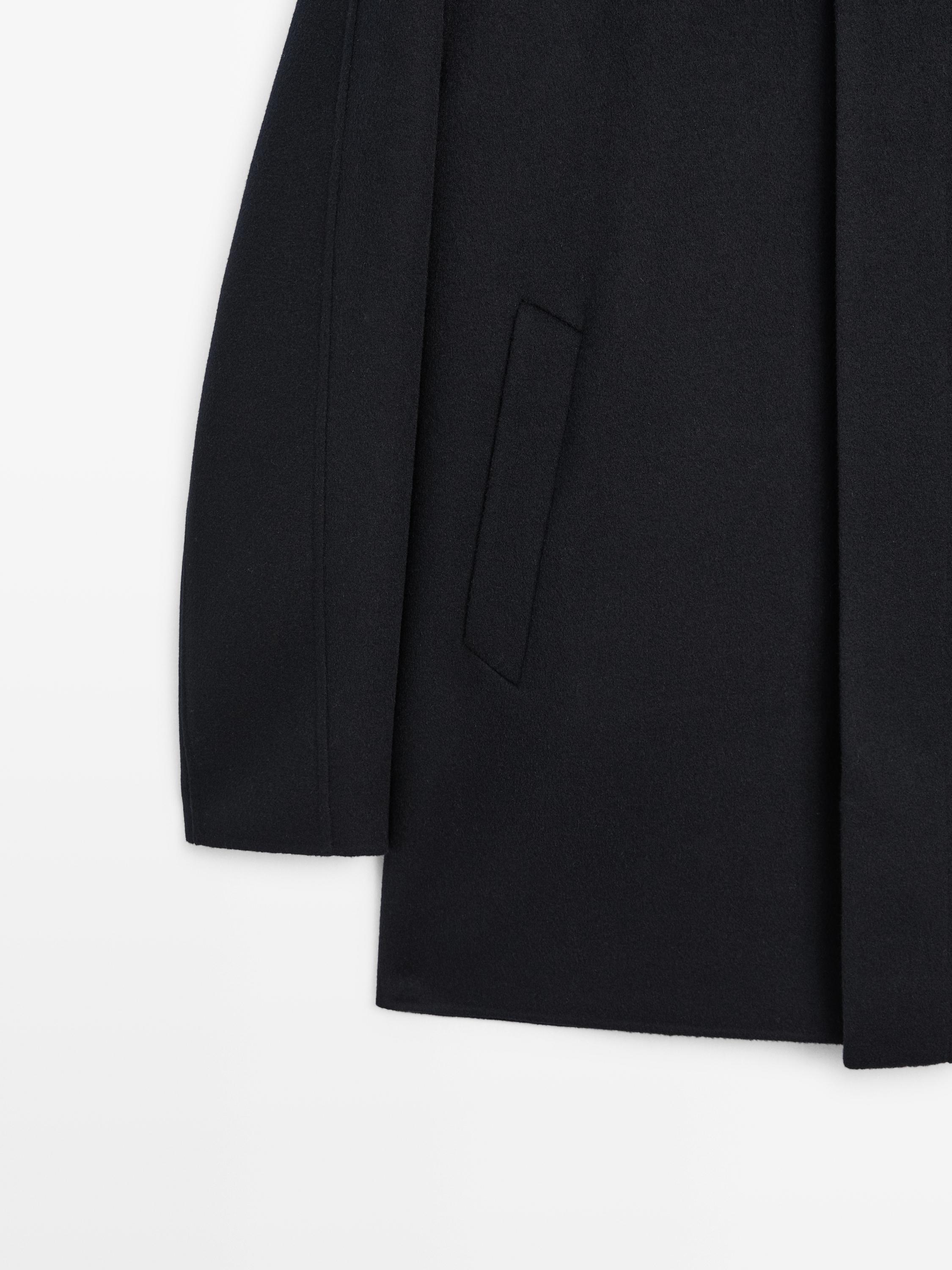 Manteau double en laine mélangée